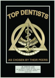 Dr. Lauer was recognized as a Top Dentist by Columbus Monthly Magazine in 2016.